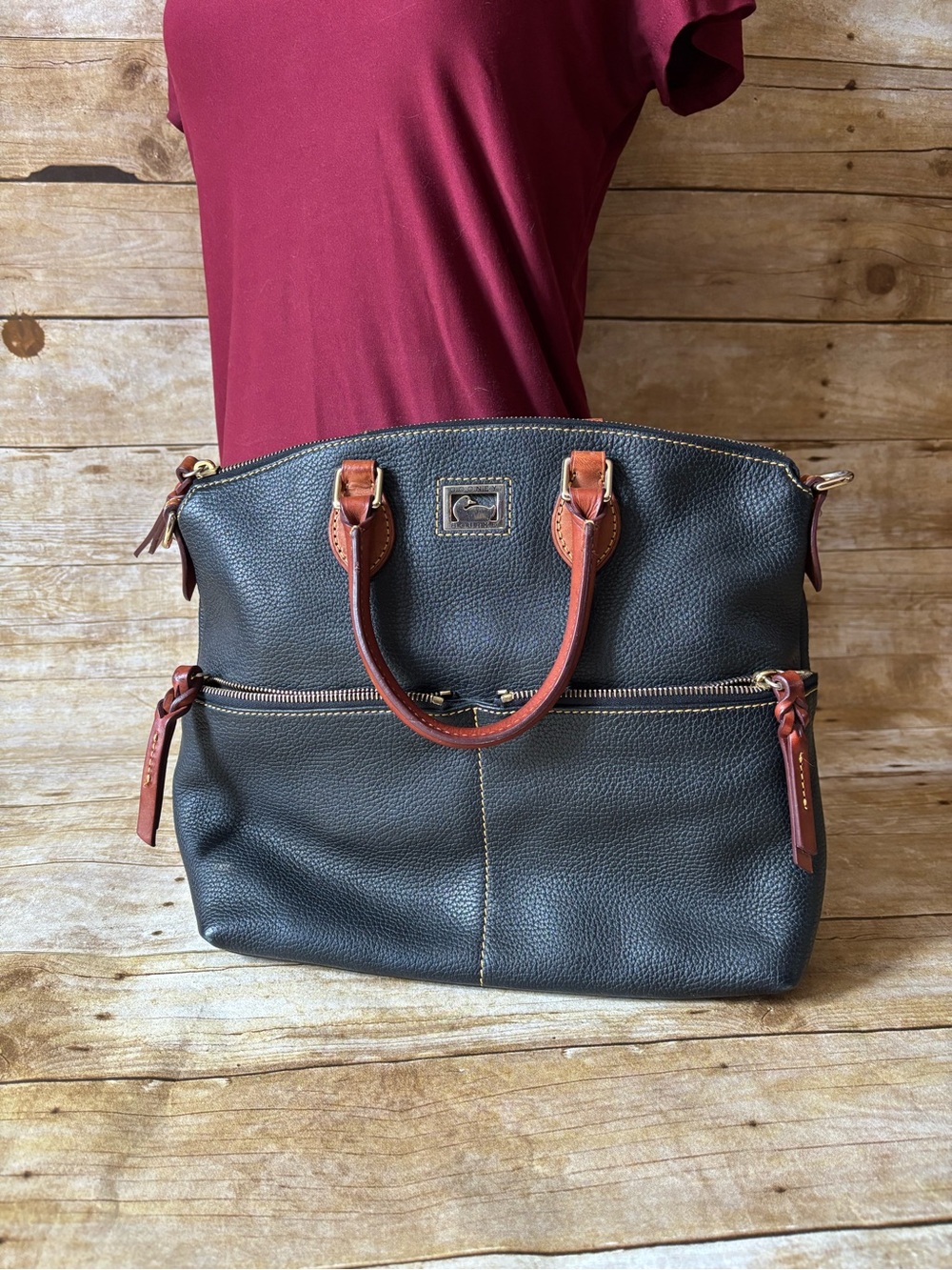 Dooney & Bourke Dillen Double Pocket Satchel